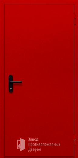 Фото двери «Однопольная глухая (красная)» в Уфе