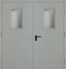 Фото двери «Двупольная со стеклом EI-30» в Уфе