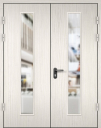 Фото двери «МДФ двупольная со стеклом №22» в Уфе