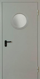 Фото двери «Однопольная с круглым стеклом EI-30» в Уфе