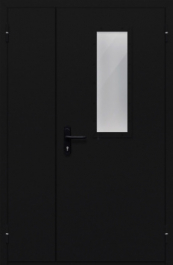 Фото двери «Полуторная со стеклом №24» в Уфе