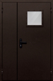 Фото двери «Полуторная со стеклом №810» в Уфе