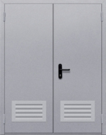 Фото двери «Двупольная с решеткой» в Уфе