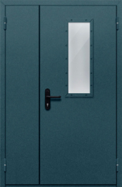 Фото двери «Полуторная со стеклом №27» в Уфе
