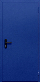 Фото двери «Однопольная глухая (синяя)» в Уфе